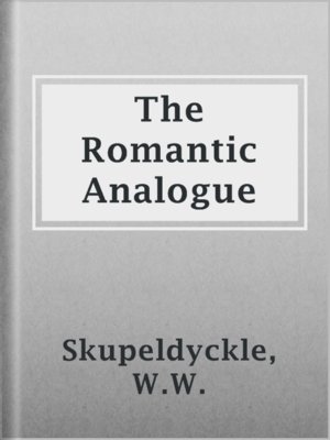 cover image of The Romantic Analogue